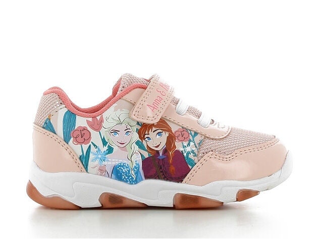 Disney Frozen Blinkande Sneakers|Nude