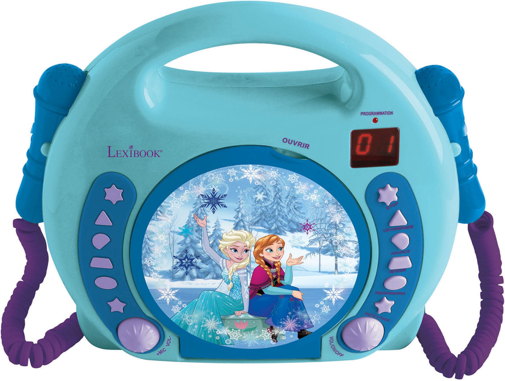 Disney Frozen CD-spelare Med Mikrofon