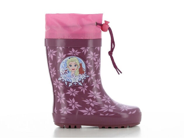 Disney Frozen Fodrade Gummistövlar|Dark Purple/Pink