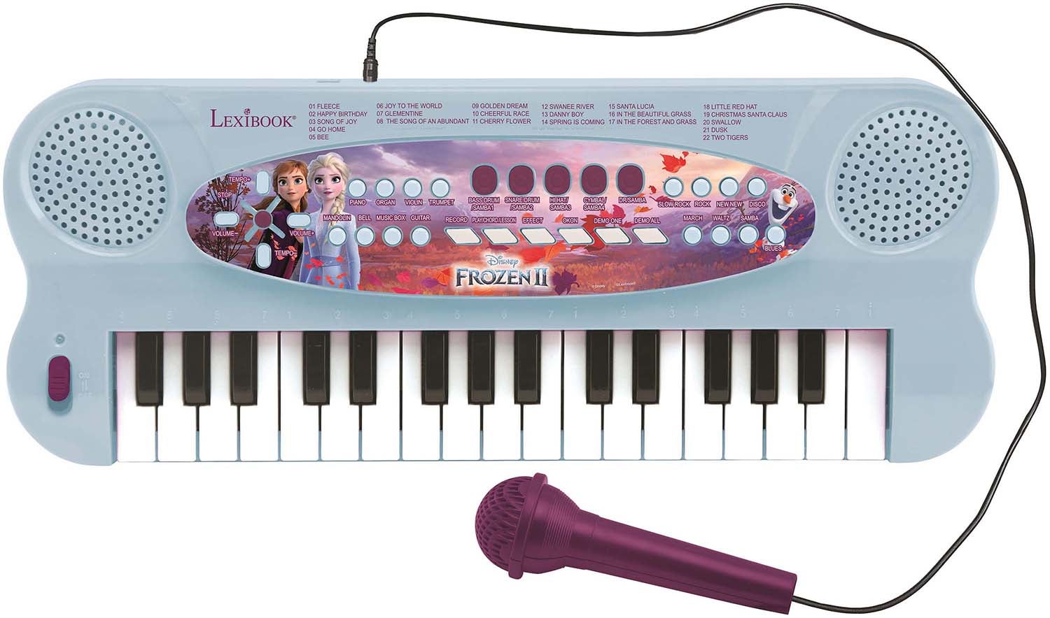 Disney Frozen Keyboard Med Mikrofon|