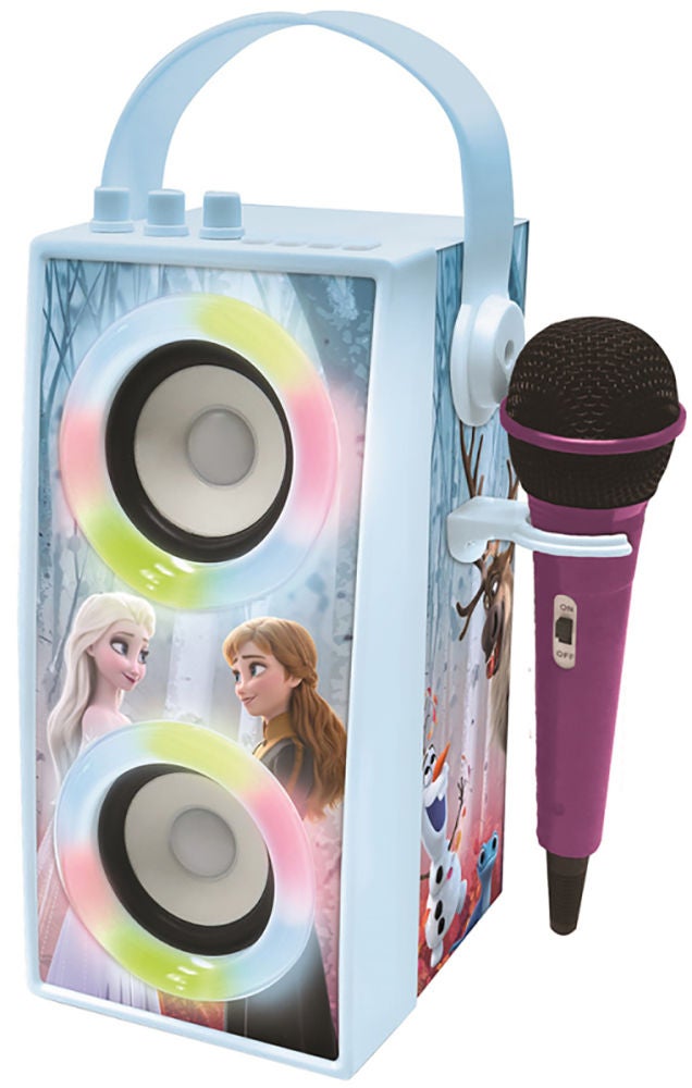 Disney Frozen Trådlös Högtalare Med Mikrofon Och Ljus|