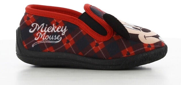 Disney Musse Pigg Tofflor|Black/Red