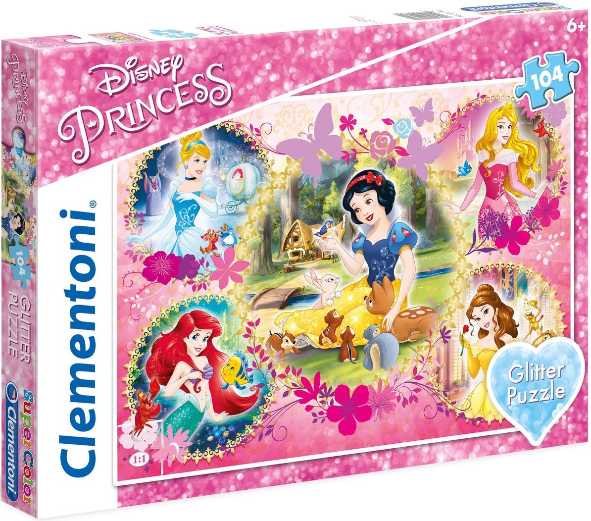 Disney Princess Glitter Pussel
