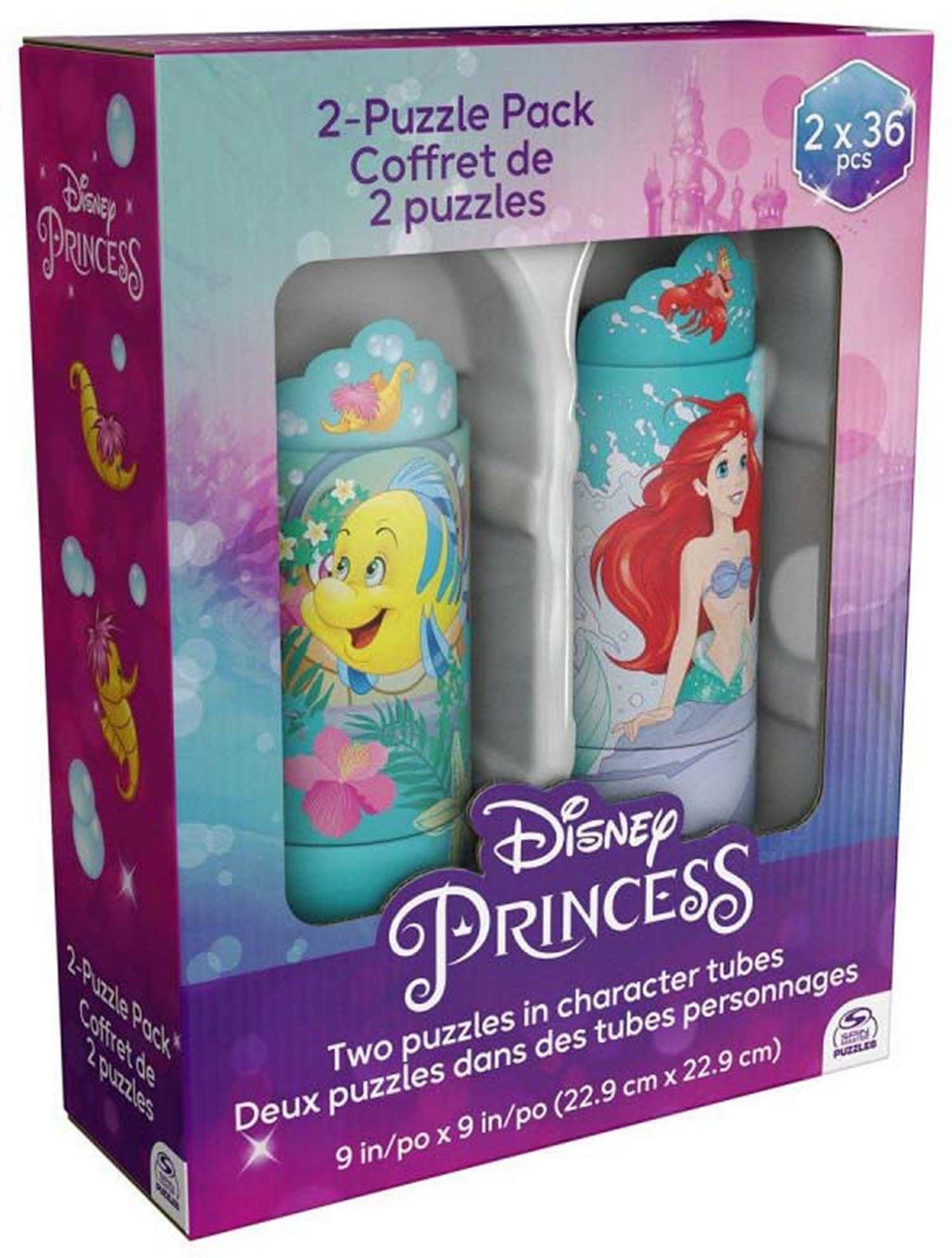 Disney Princess Pusselrör 36 Bitar 2-pack|