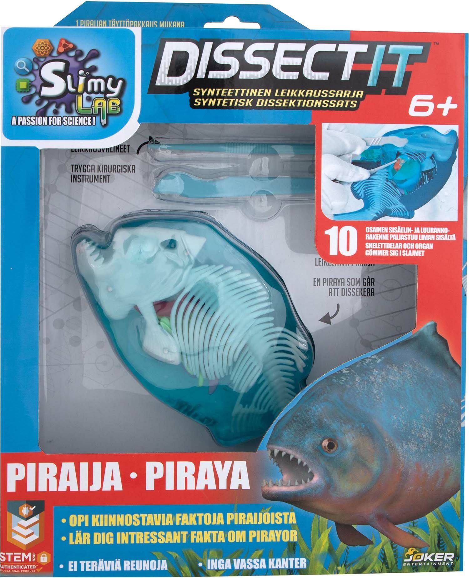 Dissect It Science Kit Experimentlåda Piraya