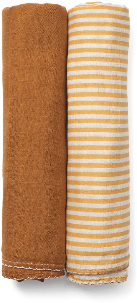 DockATot Swaddler|Golden Stripe/Pumpkin Spice