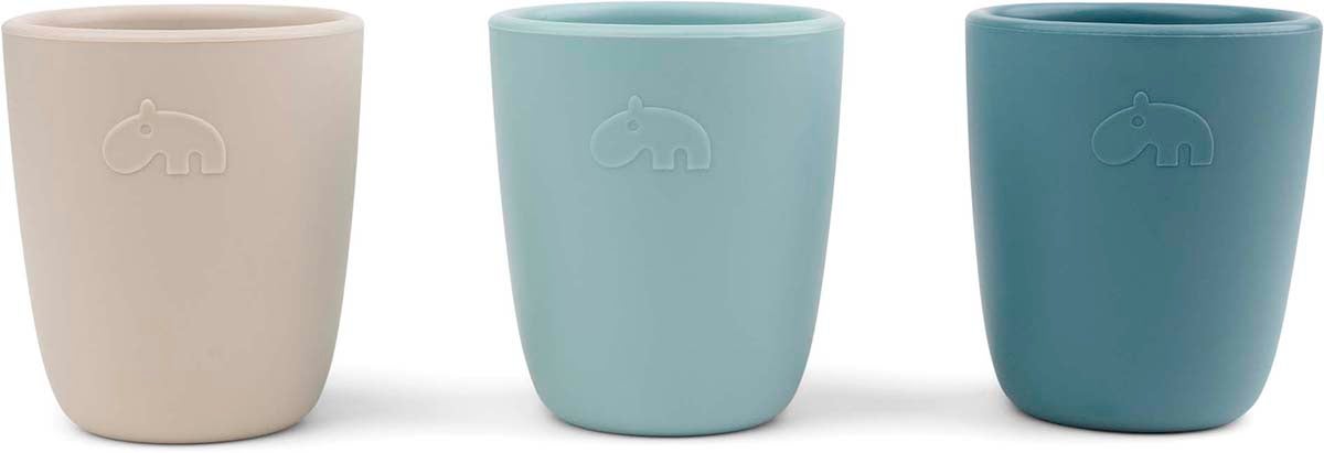 Done By Deer Mini Mugg Silikon 3-pack