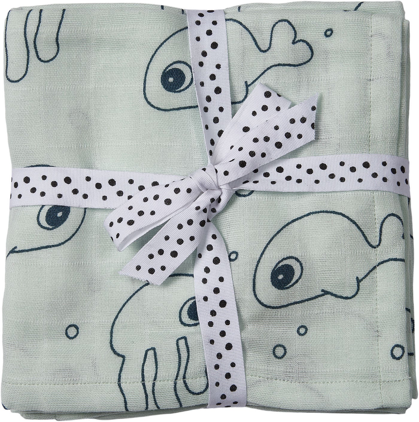 Done By Deer Swaddler Sea Friends 120x120 2-pack|Blue