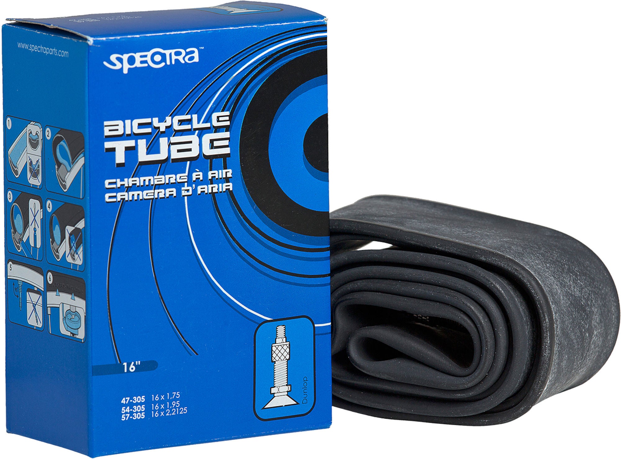 Dunlop Cykelslang 24 tum 37-540/32-541 Cykelventil 35 mm