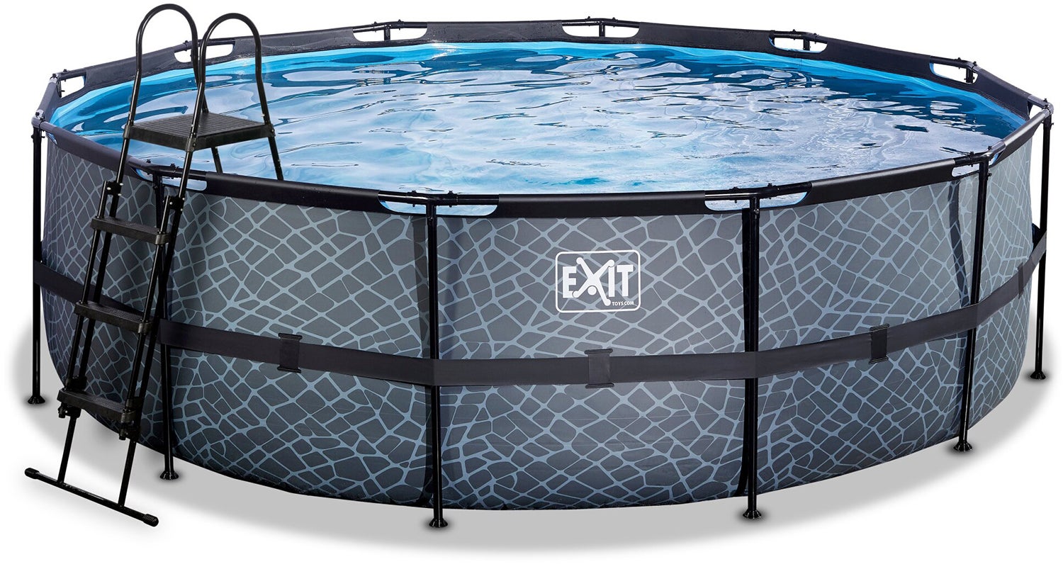 EXIT Stone Pool Sandfilterpump 450x122cm|