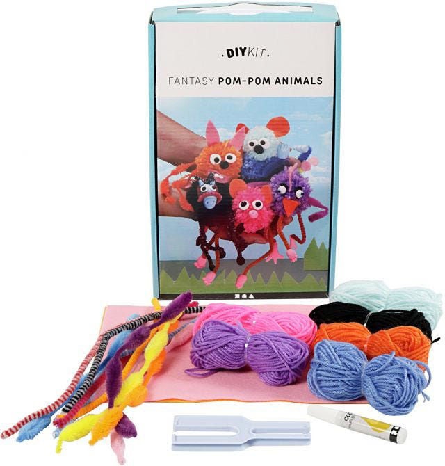 EasyKit Djur Av Pompomer