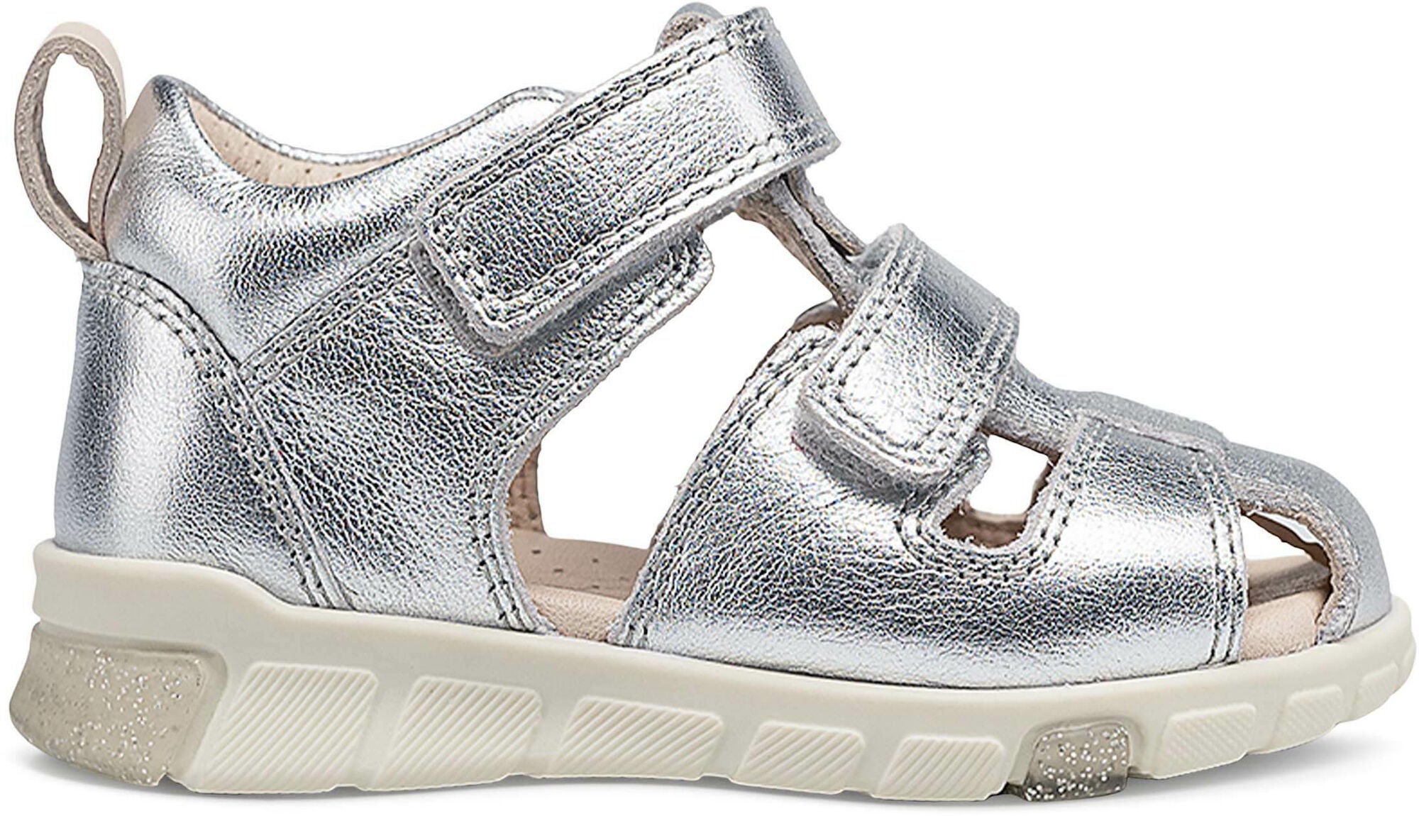 Ecco Mini Stride Sandaler|Pure Silver
