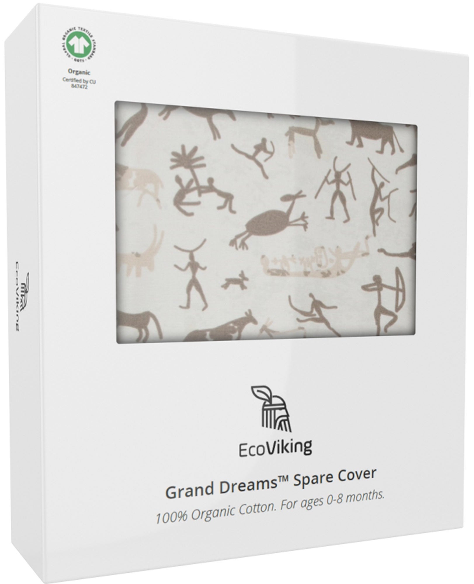 EcoViking Organic Babynest Cover Viking Cave|