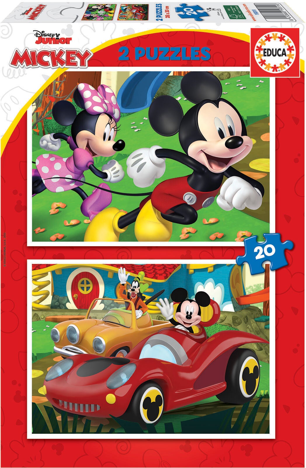 Educa Pussel Mickey Mouse Fun House 2x20|