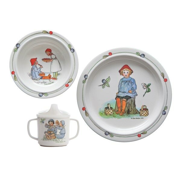 Elsa Beskow Putte Barnservis i 3 delar|