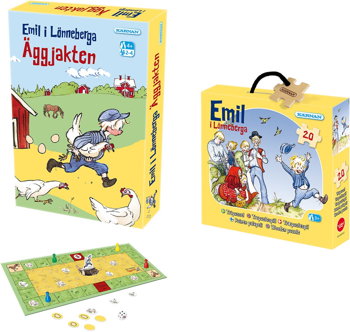 Emil i Lönneberga Spel + Pussel