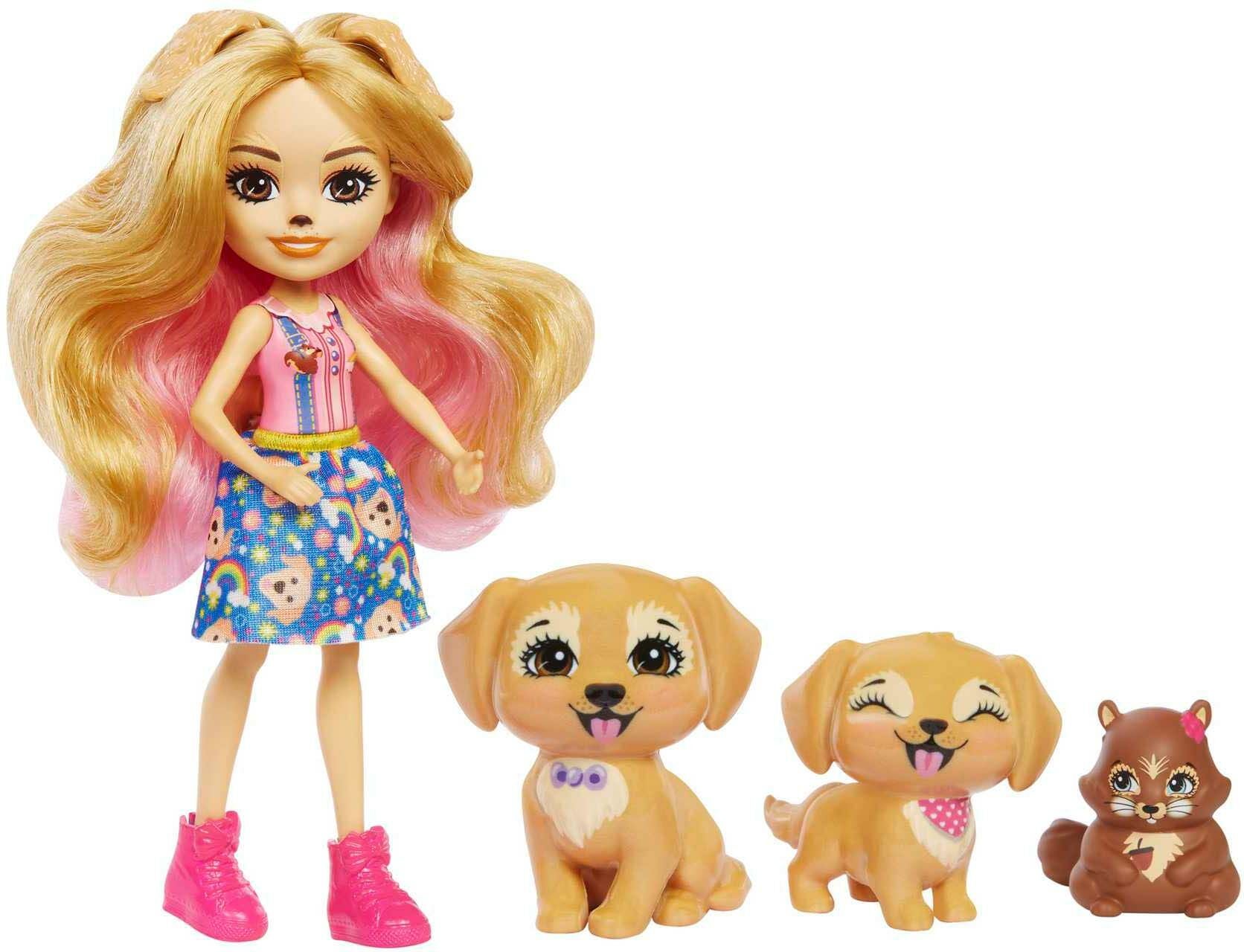 Enchantimals Gerika Docka Golden retriver|