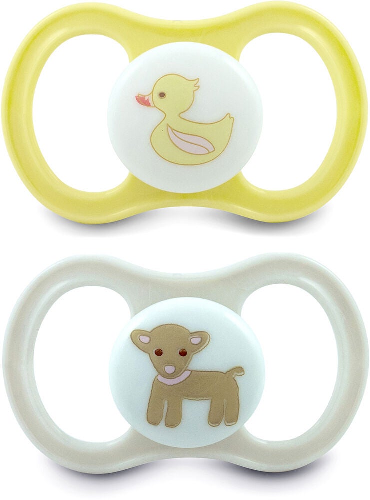 Esska Happy Sheep/Duck Nappar 2-pack|Gul/Beige