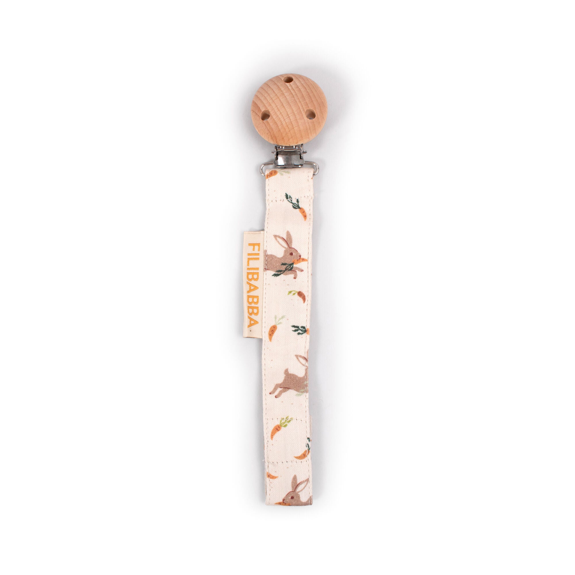 FILIBABBA Carrot Thief Napphållare med Kardborrband|Beige