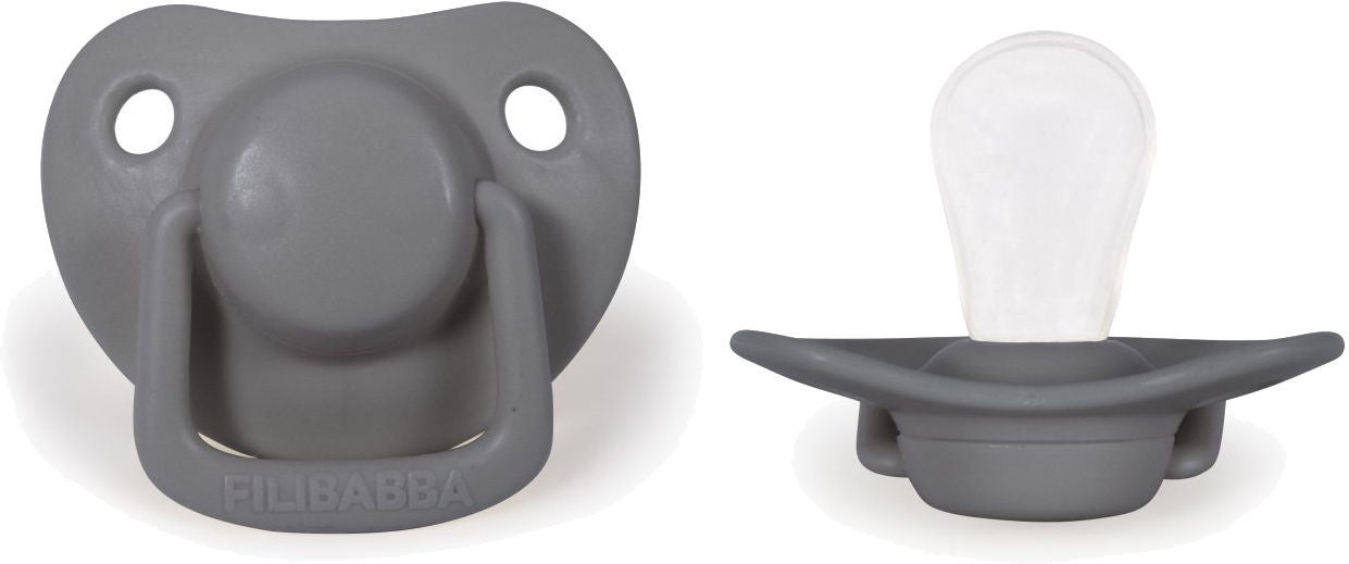 FILIBABBA Napp 0-6m 2-pack|Dark Grey