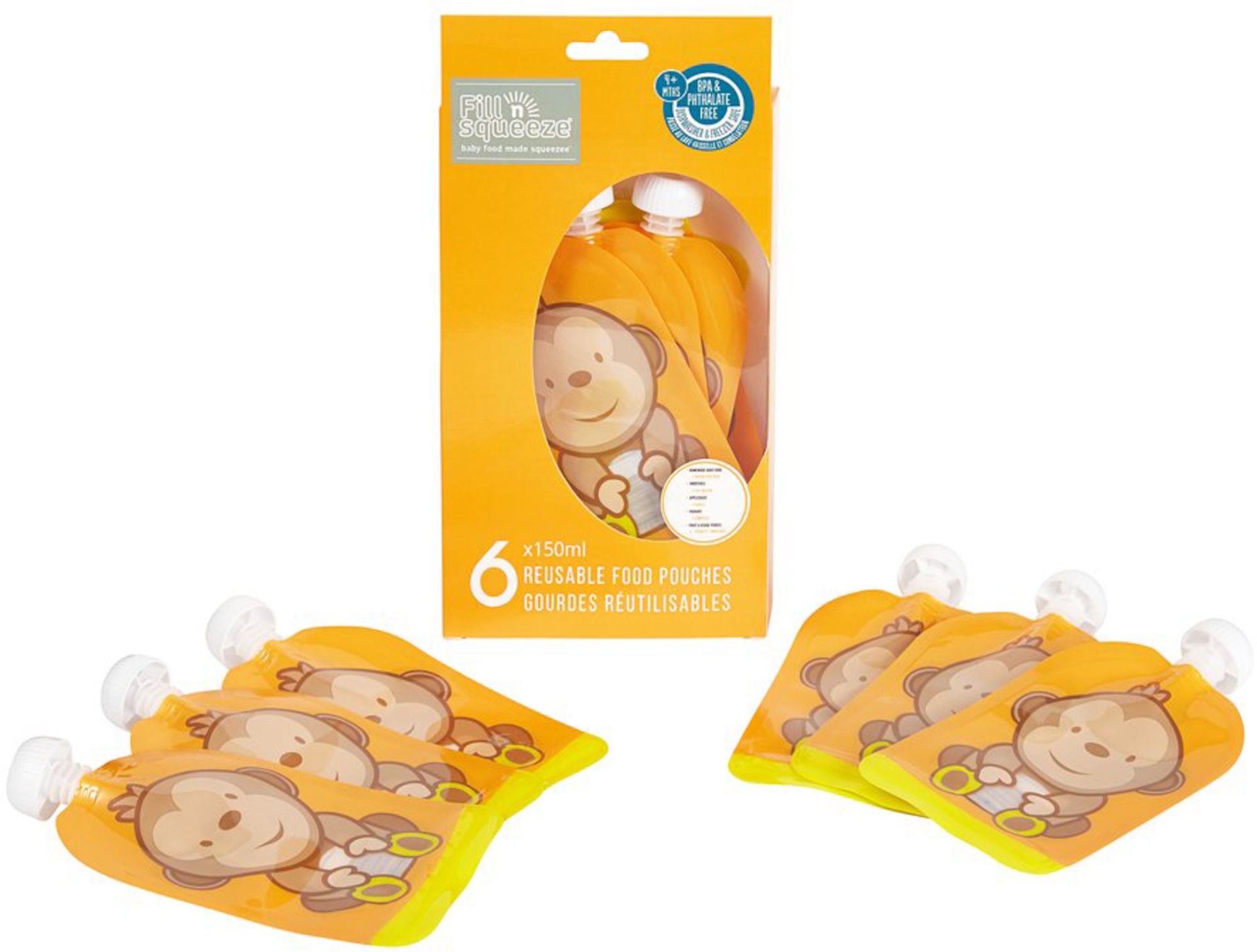 Fill n Squeeze Klämmisar 6-pack|