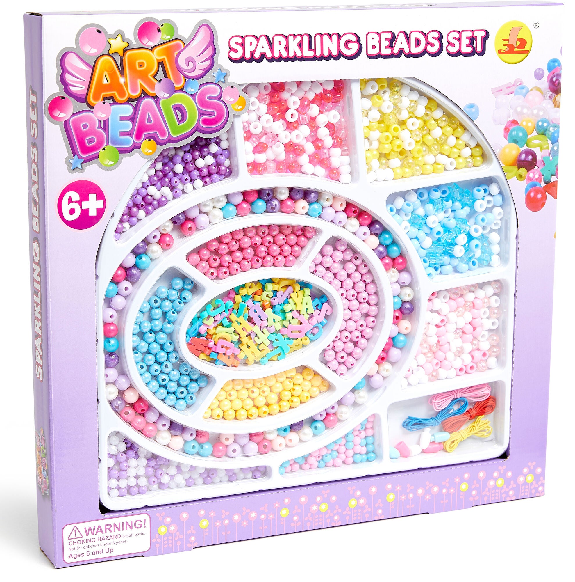Fippla Art Beads  Glänsande Pärlset|