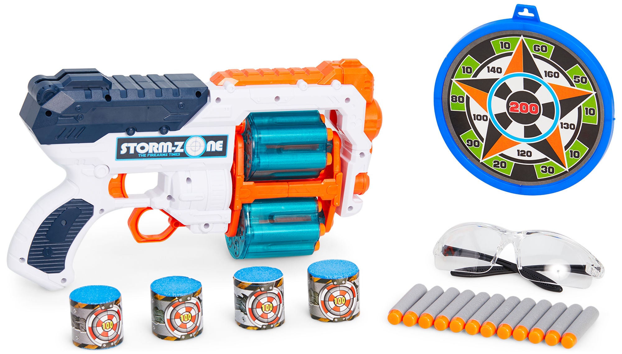 Fippla Dart Blaster Stor|Vit