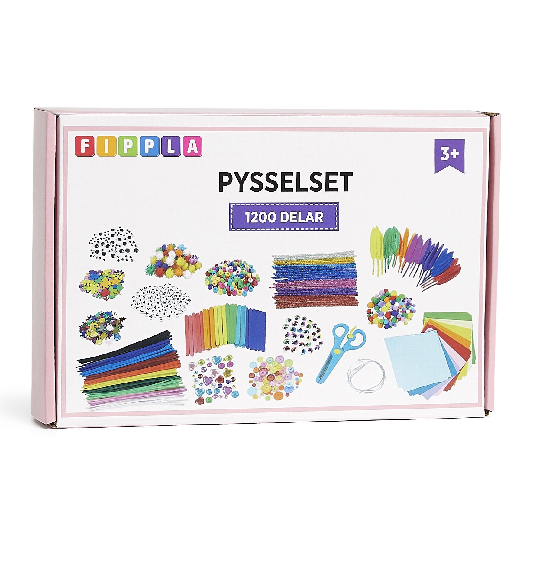 Fippla Stort Pysselset 1200 Delar|