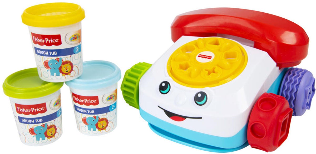 Fisher-Price Chatter Telephone Dough Set Leklera|