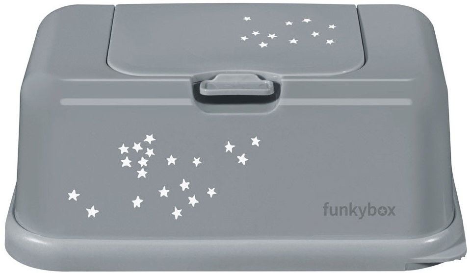 Funkybox Little Stars Förvaringslåda Våtservett|Grå