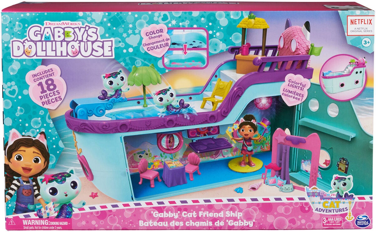 Gabby's Dollhouse Lekset Cat-Tastic Cruise Ship|