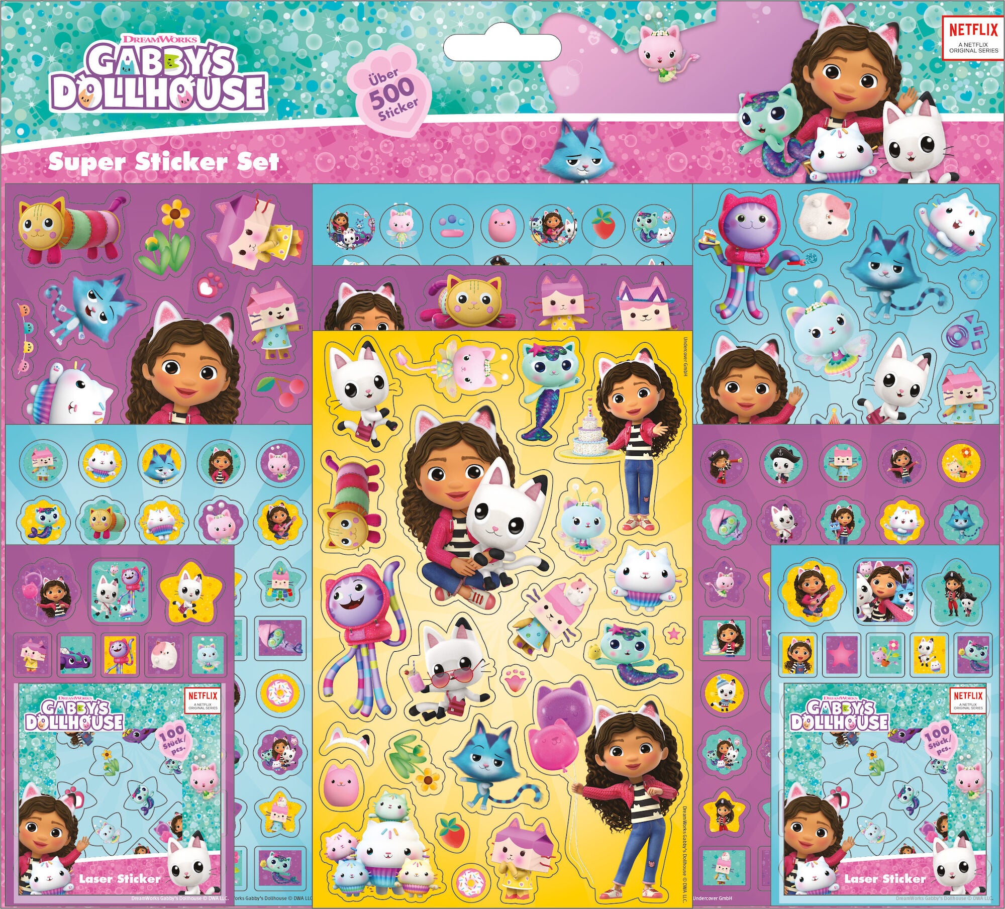 Gabby's Dollhouse Mega Set Klistermärken