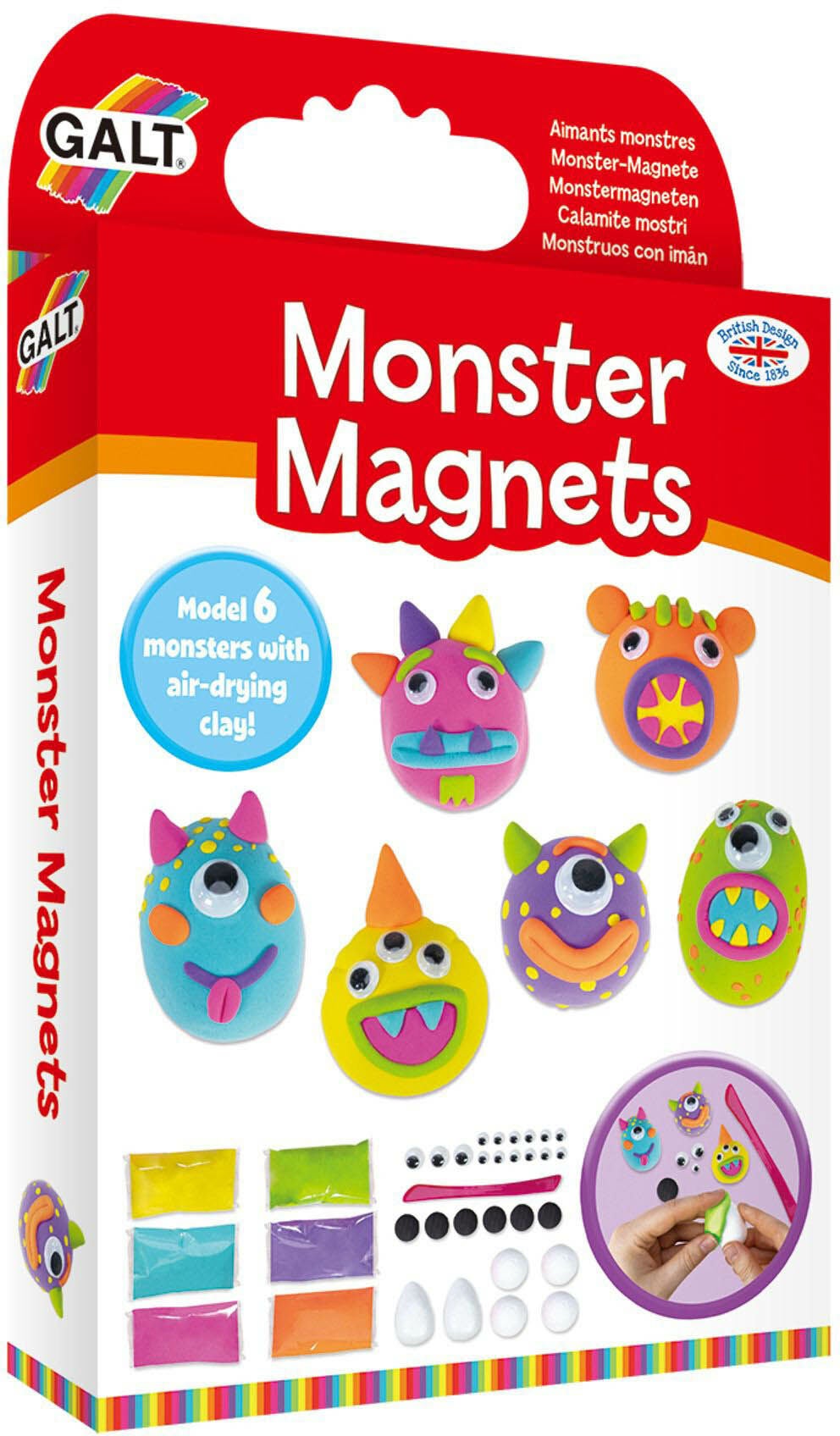 Galt Pysselset Monstermagneter|