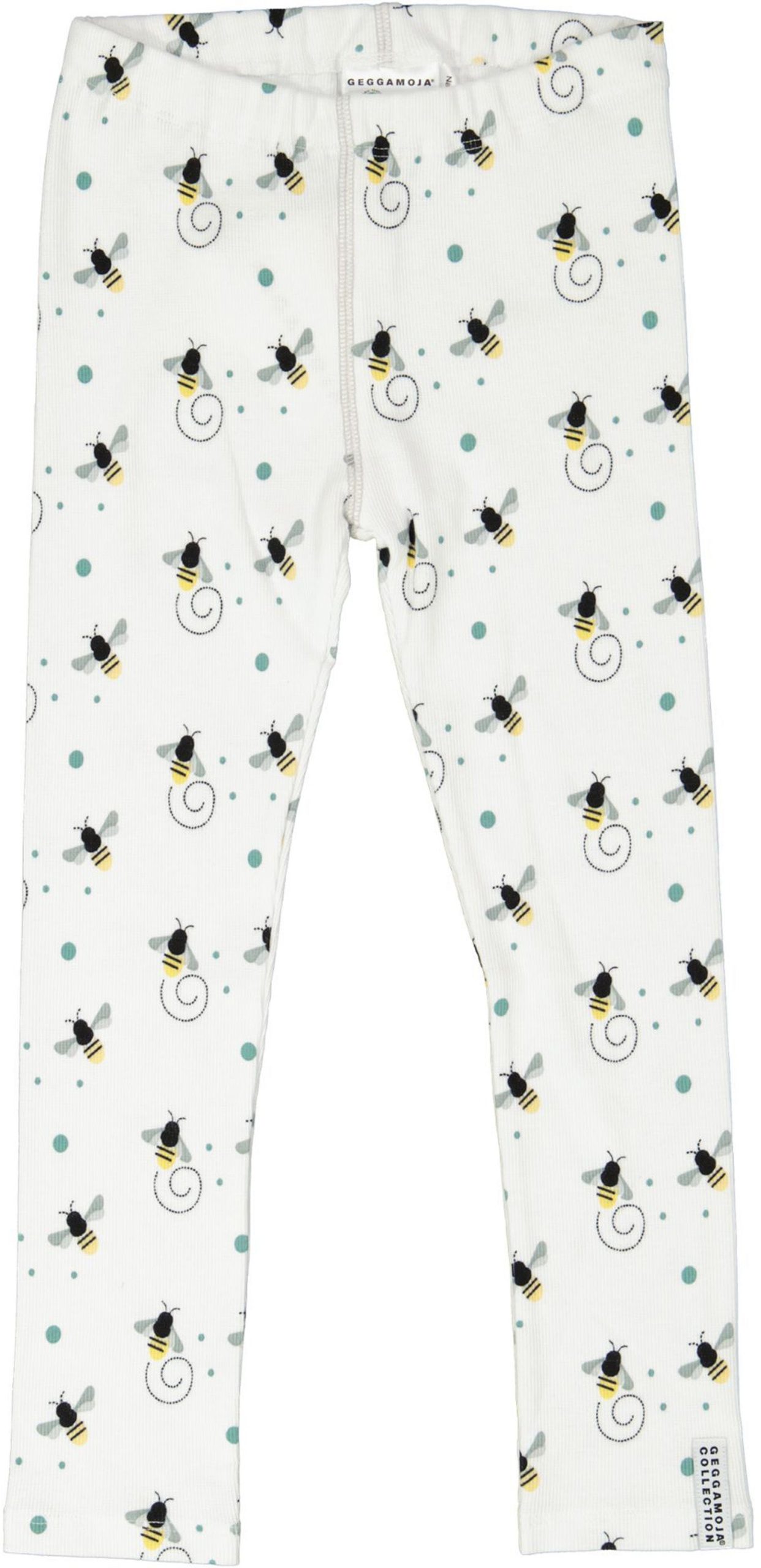 Geggamoja Bees Leggings|White