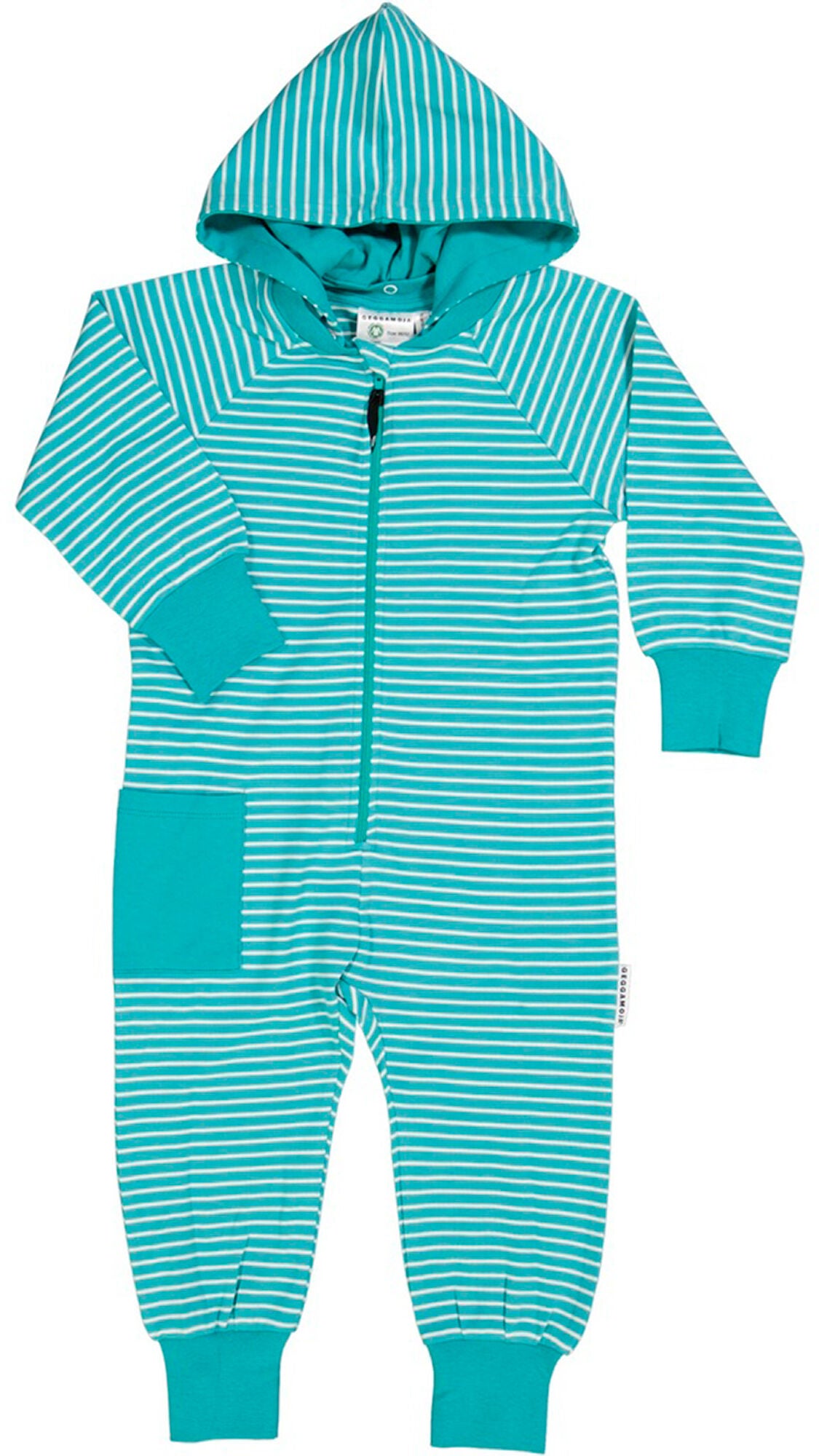 Geggamoja Jumpsuit Classic|Mint/White