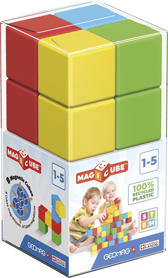 Geomag Magicube Byggsats Full Color Crystal 8 Delar|