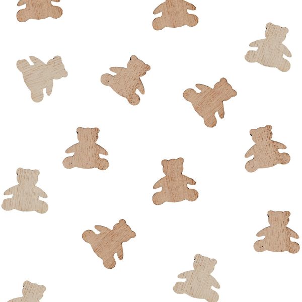Ginger Ray Konfetti Träbjörn|Beige