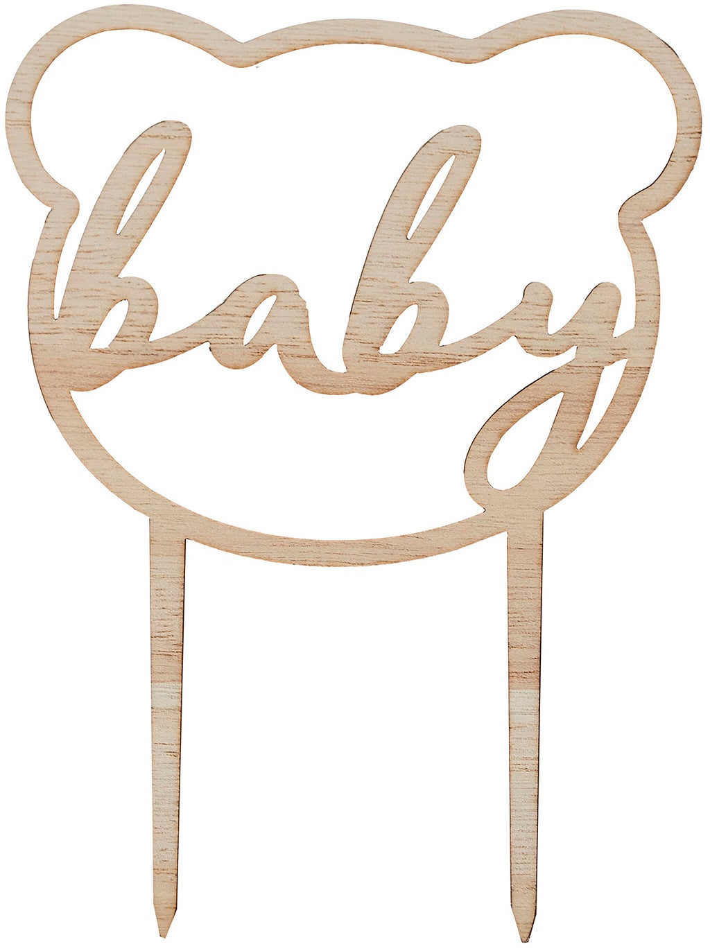 GingerRay Tårtdekoration Babybjörn|Beige
