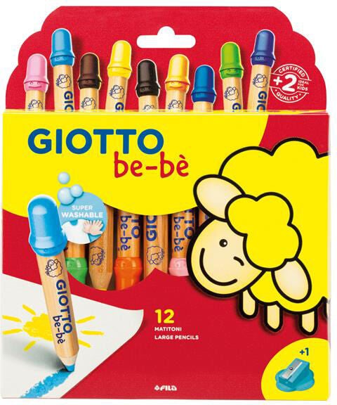 GiottoBebe Färgpennor 12-Pack|