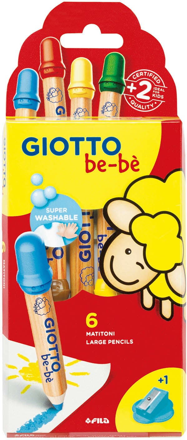 GiottoBebe Färgpennor 6-pack