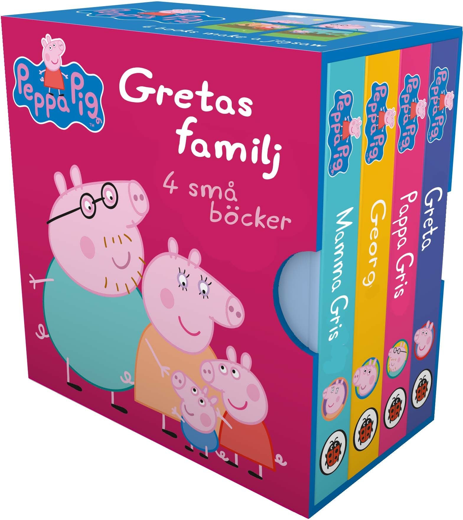 Greta Gris Bok Gretas Familj 4 Små Böcker