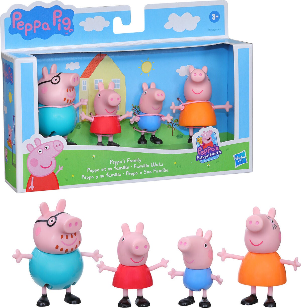 Greta Gris Gretas Familj Figurer|