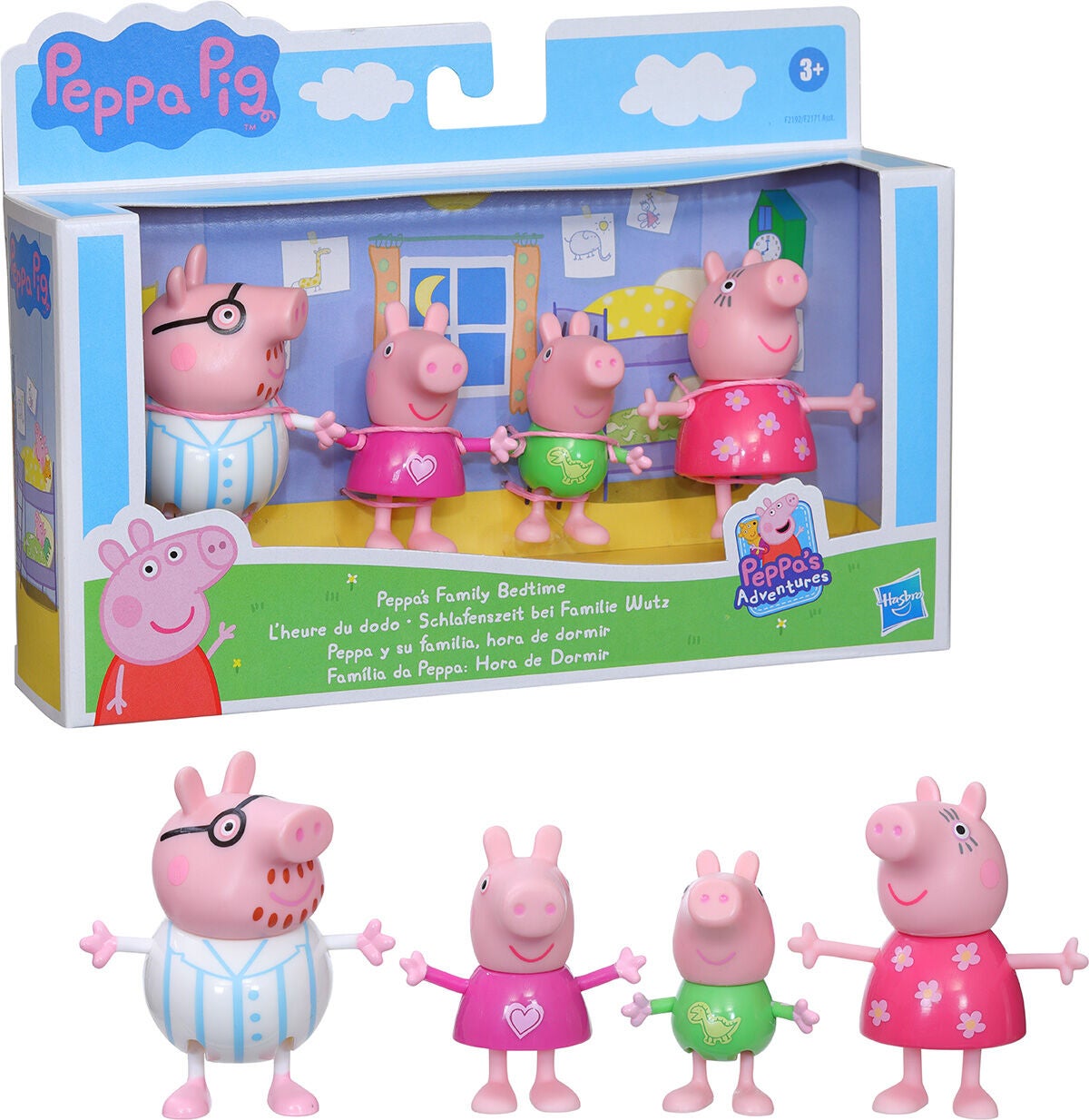 Greta Gris Gretas Familj Pyjamas Figurer|
