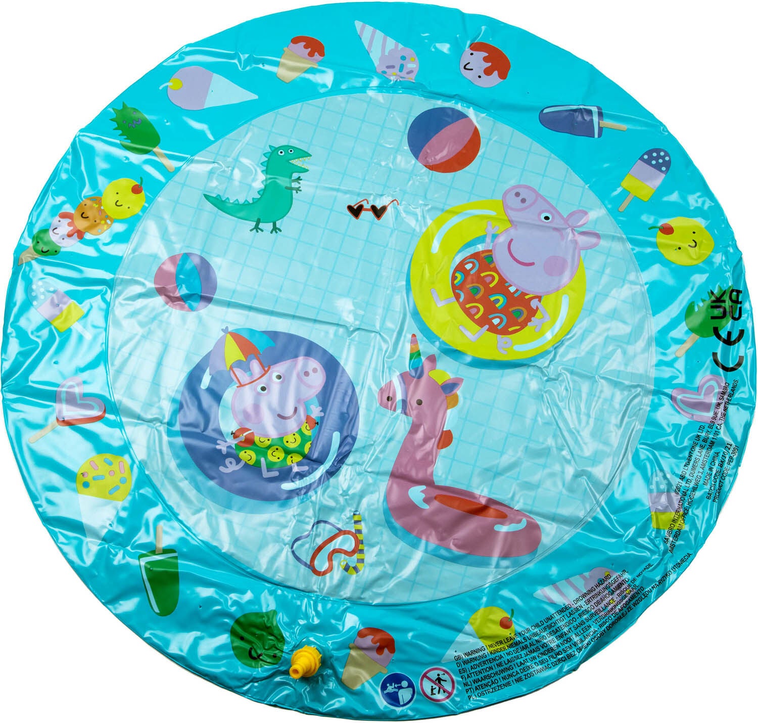 Greta Gris Splash Lekmatta|