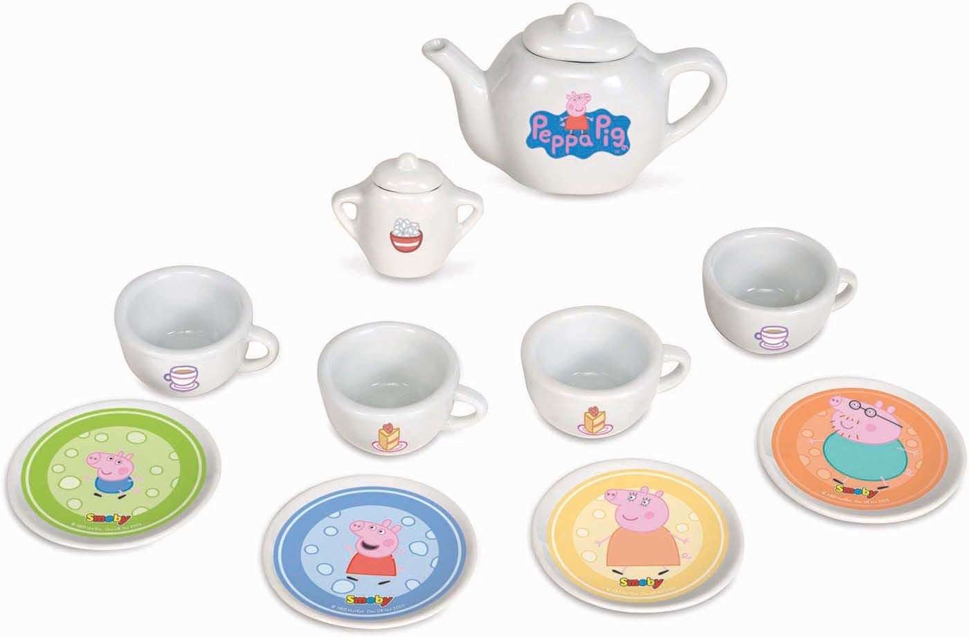 Greta Gris Teset Porslin 12 delar|