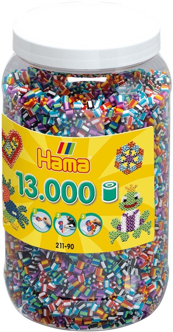 Hama Midi Pärlor Randiga 13000 pcs Mix 90