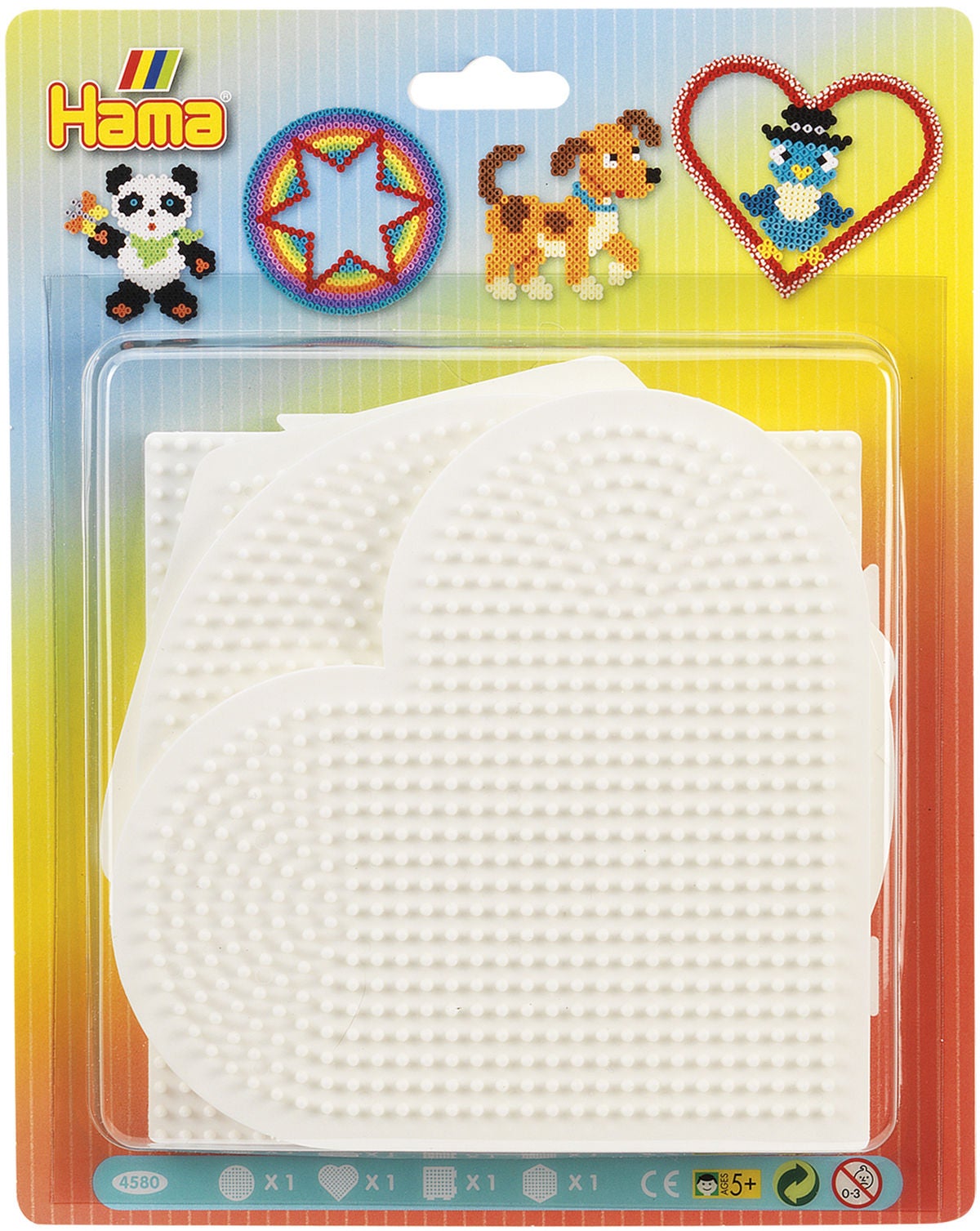 Hama Midi Pärlplattor Blister 4 st