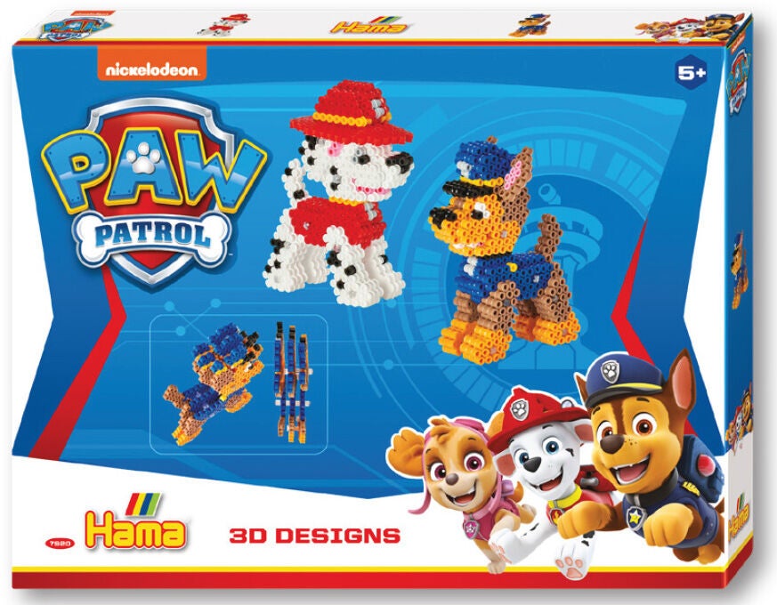 Hama Midi Paw Patrol Pärlset 3D 4000 st|