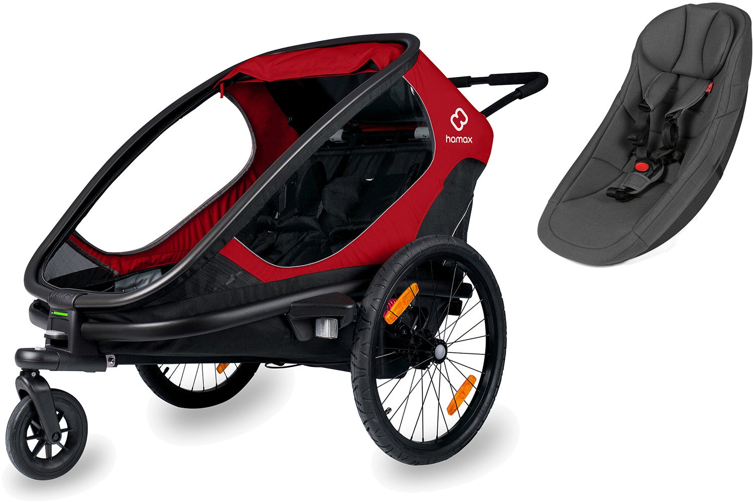 Hamax Outback Cykelvagn inkl. Babyinsats