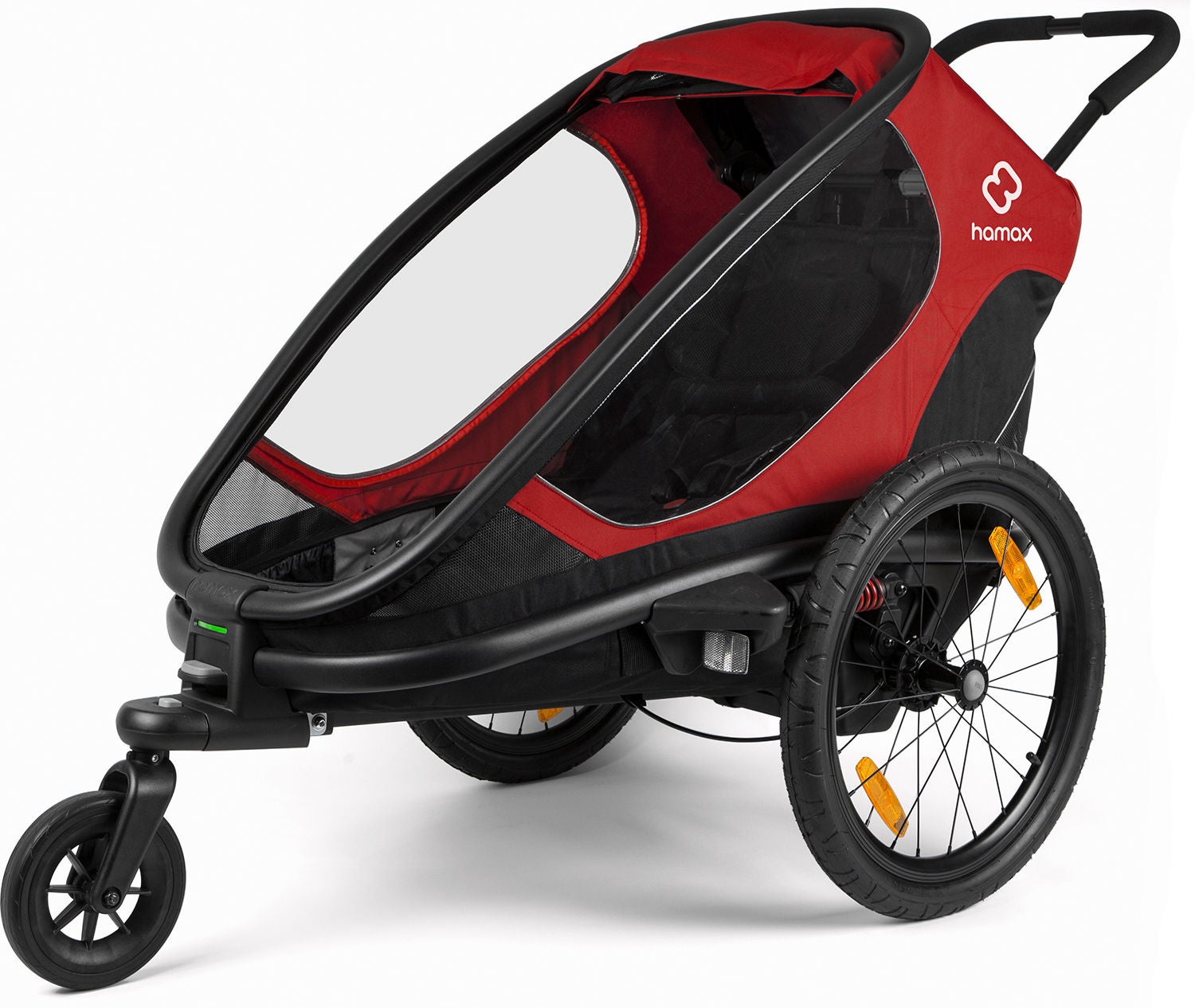 Hamax Outback ONE Cykelvagn|Red/Black